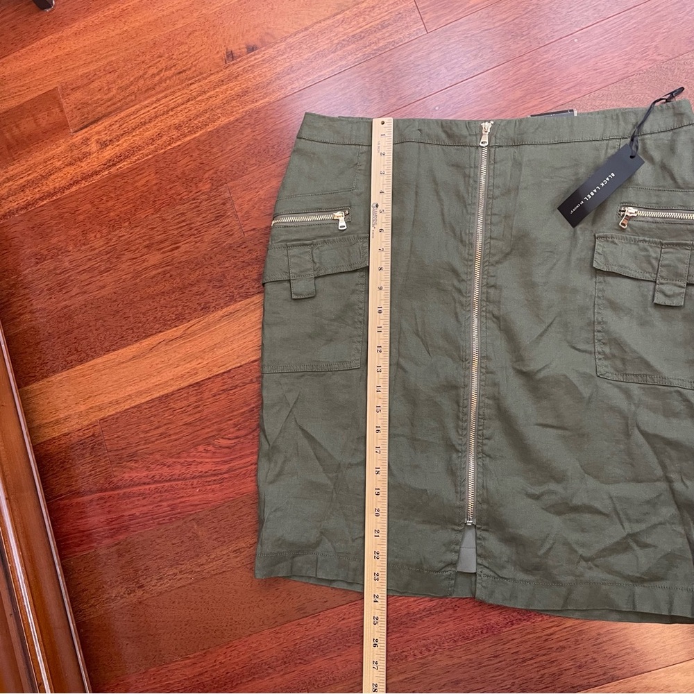 Chico's Black Label Khaki Zip Skirt - Picture 7 of 7